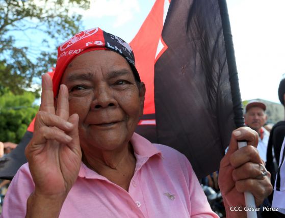 Así se conmemoró 40 años del repliegue de Diriamba a San Gregorio