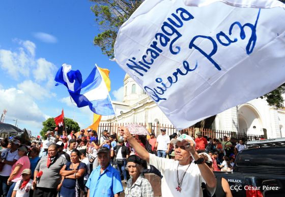 Así se conmemoró 40 años del repliegue de Diriamba a San Gregorio