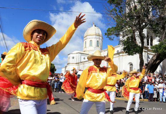 Así se conmemoró 40 años del repliegue de Diriamba a San Gregorio