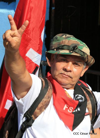 Así se conmemoró 40 años del repliegue de Diriamba a San Gregorio