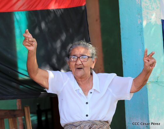 Así se conmemoró 40 años del repliegue de Diriamba a San Gregorio