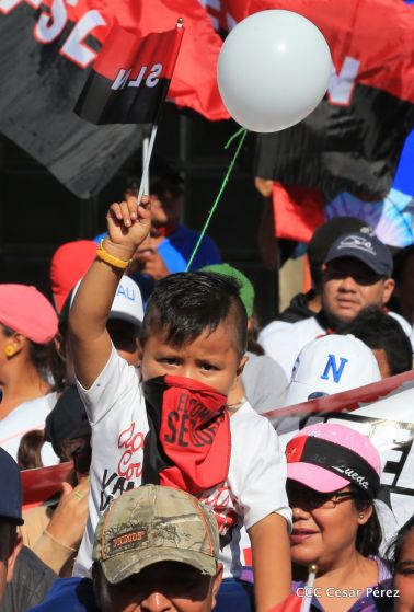 Así se conmemoró 40 años del repliegue de Diriamba a San Gregorio