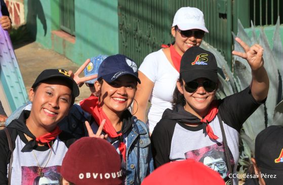 Así se conmemoró 40 años del repliegue de Diriamba a San Gregorio