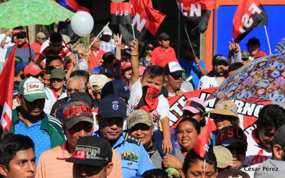 Así se conmemoró 40 años del repliegue de Diriamba a San Gregorio