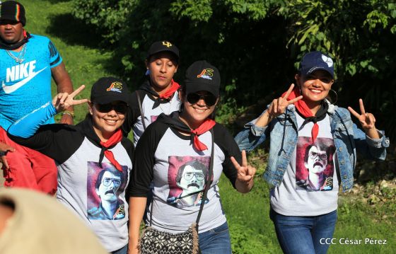 Así se conmemoró 40 años del repliegue de Diriamba a San Gregorio