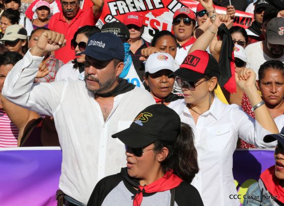 Así se conmemoró 40 años del repliegue de Diriamba a San Gregorio