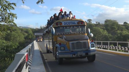 Caravanas de la victoria entran a Managua 
