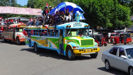 Caravanas de la victoria entran a Managua 
