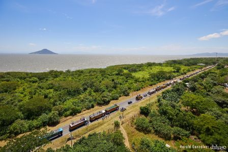 Caravanas de la victoria entran a Managua 