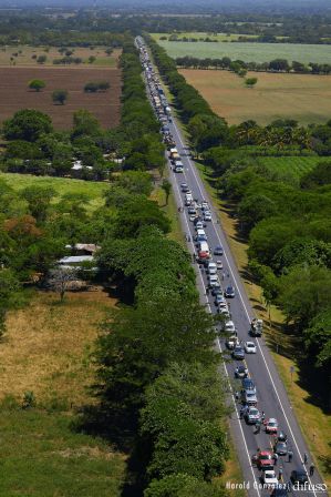 Caravanas de la victoria entran a Managua 