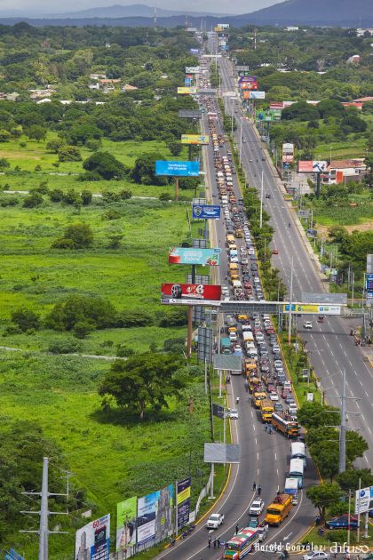 Caravanas de la victoria entran a Managua 
