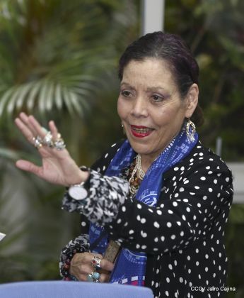 Encuentro del presidente Daniel Ortega y la compañera Rosario Murillo con el canciller de Irán