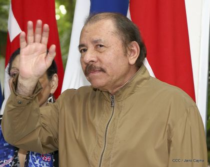 Encuentro del presidente Daniel Ortega y la compañera Rosario Murillo con el canciller de Irán