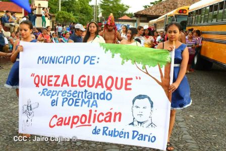 Leoneses conmemoran 131 aniversario de la publicación de Azul de Rubén Darío