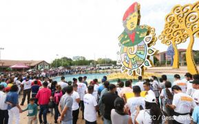 Celebran el 65 natalicio del comandante Hugo Chávez