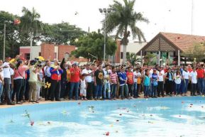 Celebran el 65 natalicio del comandante Hugo Chávez