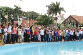 Celebran el 65 natalicio del comandante Hugo Chávez