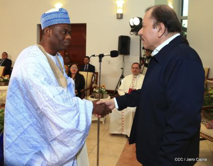 Entrega de cartas credenciales de siete nuevos Embajadores