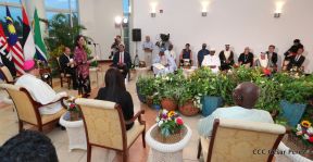 Entrega de cartas credenciales de siete nuevos Embajadores