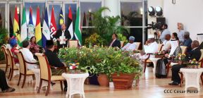 Entrega de cartas credenciales de siete nuevos Embajadores