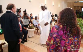 Entrega de cartas credenciales de siete nuevos Embajadores