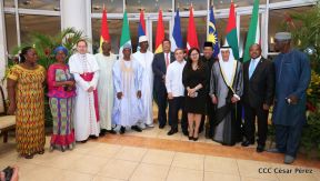 Entrega de cartas credenciales de siete nuevos Embajadores