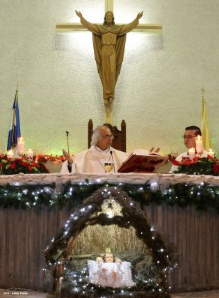 Misa del Gallo en Catedral de Managua