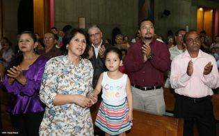 Misa del Gallo en Catedral de Managua