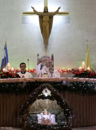 Misa del Gallo en Catedral de Managua