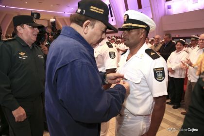 Conmemoración del 39 Aniversario de fundación de la Fuerza Naval del Ejército de Nicaragua
