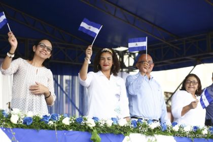 Celebrándo en grande la Nicaragua para Todos en Paz y Bien