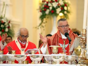 Monseñor René Sándigo asume como nuevo obispo de León y Chinandega