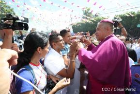 Monseñor René Sándigo asume como nuevo obispo de León y Chinandega