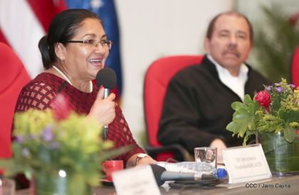 Presidente Daniel con diputados del Parlamento Centroamericano