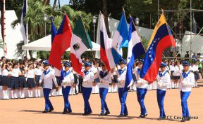 Exhibición de fantasía militar en homenaje al 40 aniversario del Ejército de Nicaragua