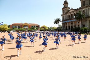 Exhibición de fantasía militar en homenaje al 40 aniversario del Ejército de Nicaragua