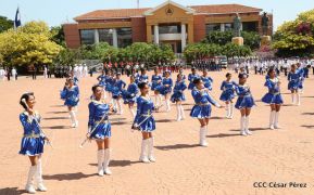 Exhibición de fantasía militar en homenaje al 40 aniversario del Ejército de Nicaragua