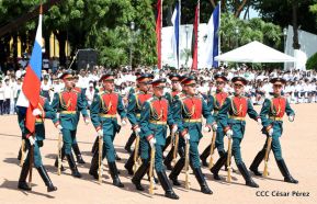 Exhibición de fantasía militar en homenaje al 40 aniversario del Ejército de Nicaragua