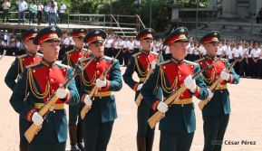 Exhibición de fantasía militar en homenaje al 40 aniversario del Ejército de Nicaragua