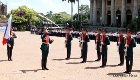 Exhibición de fantasía militar en homenaje al 40 aniversario del Ejército de Nicaragua