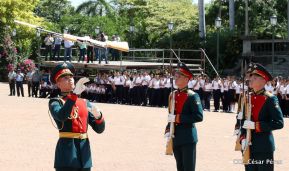 Exhibición de fantasía militar en homenaje al 40 aniversario del Ejército de Nicaragua