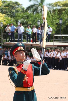Exhibición de fantasía militar en homenaje al 40 aniversario del Ejército de Nicaragua