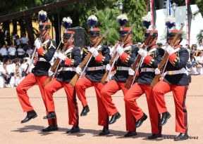 Exhibición de fantasía militar en homenaje al 40 aniversario del Ejército de Nicaragua