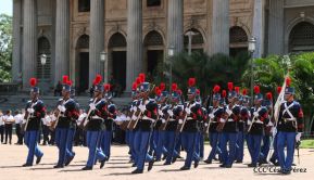 Exhibición de fantasía militar en homenaje al 40 aniversario del Ejército de Nicaragua