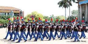 Exhibición de fantasía militar en homenaje al 40 aniversario del Ejército de Nicaragua