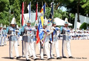Exhibición de fantasía militar en homenaje al 40 aniversario del Ejército de Nicaragua