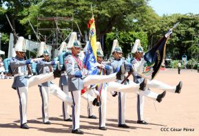 Exhibición de fantasía militar en homenaje al 40 aniversario del Ejército de Nicaragua