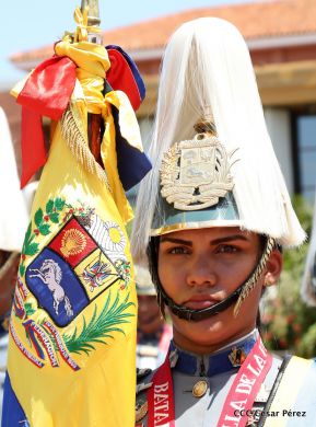Exhibición de fantasía militar en homenaje al 40 aniversario del Ejército de Nicaragua