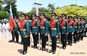 Exhibición de fantasía militar en homenaje al 40 aniversario del Ejército de Nicaragua