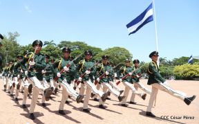 Exhibición de fantasía militar en homenaje al 40 aniversario del Ejército de Nicaragua